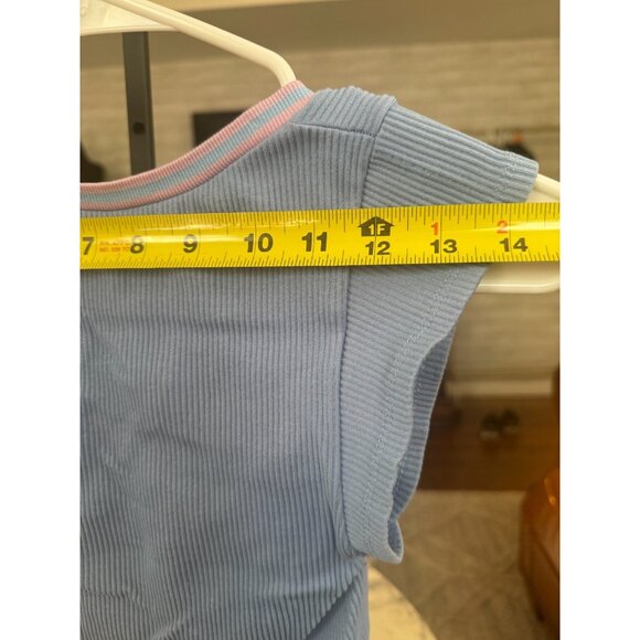 Urban Outfitters Out From Under Go For Gold Seamless Top in Blue Womens Size XS - Picture 4 of 8